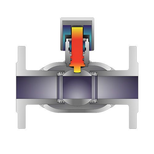 Lock type fully welded ball valve