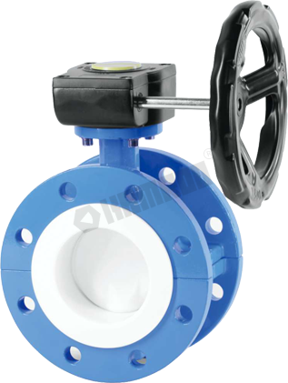 PTFE Lining Butterfly Valve