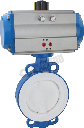 PTFE Lining Butterfly Valve