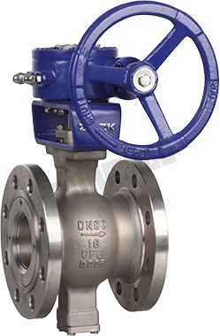 Flanged v ball valve