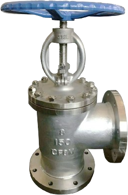 Angle type stop valve