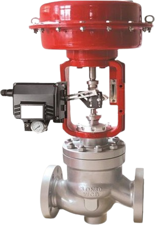 Single seat control valve