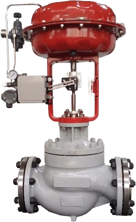 Single seat control valve