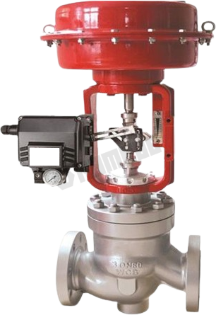 Single seat control valve