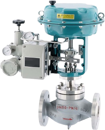 Single seat control valve