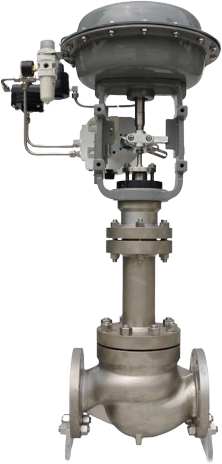 Single seat control valve