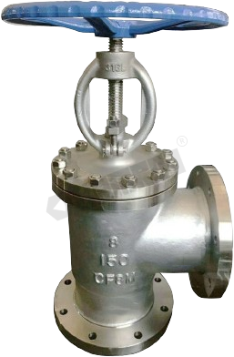 Angle type stop valve