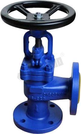 Angle type stop valve