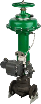 Single seat control valve